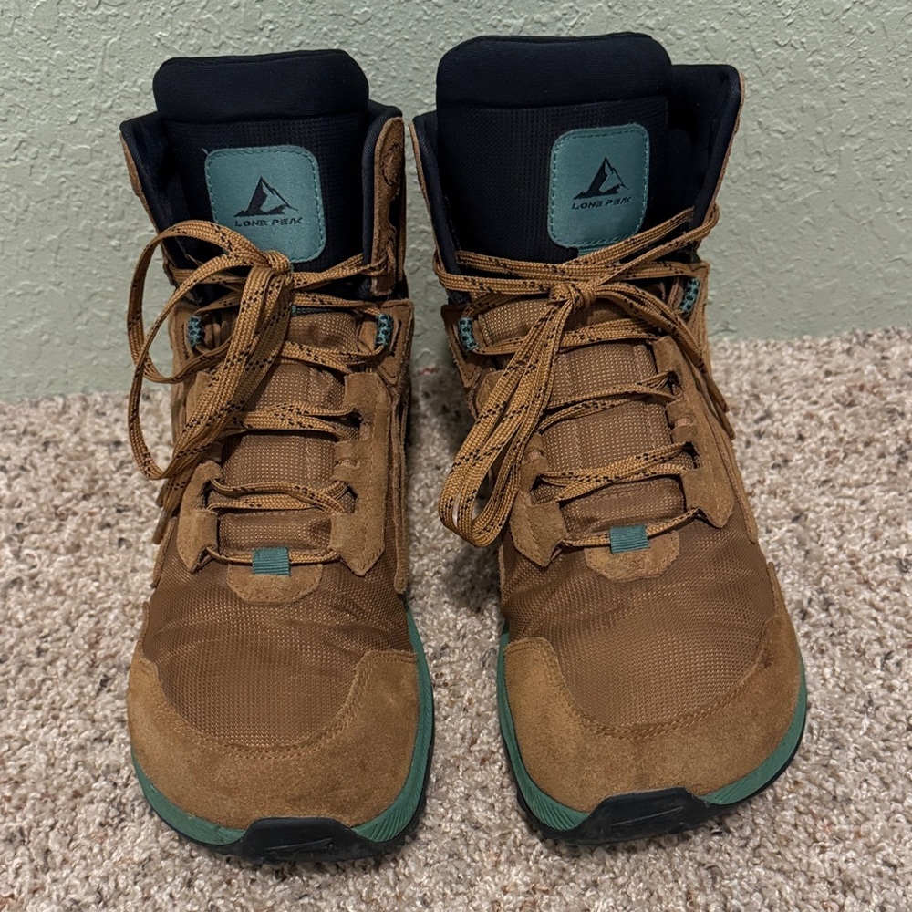 Altra Brown and Green Men's Lone Peak Hiker 2
